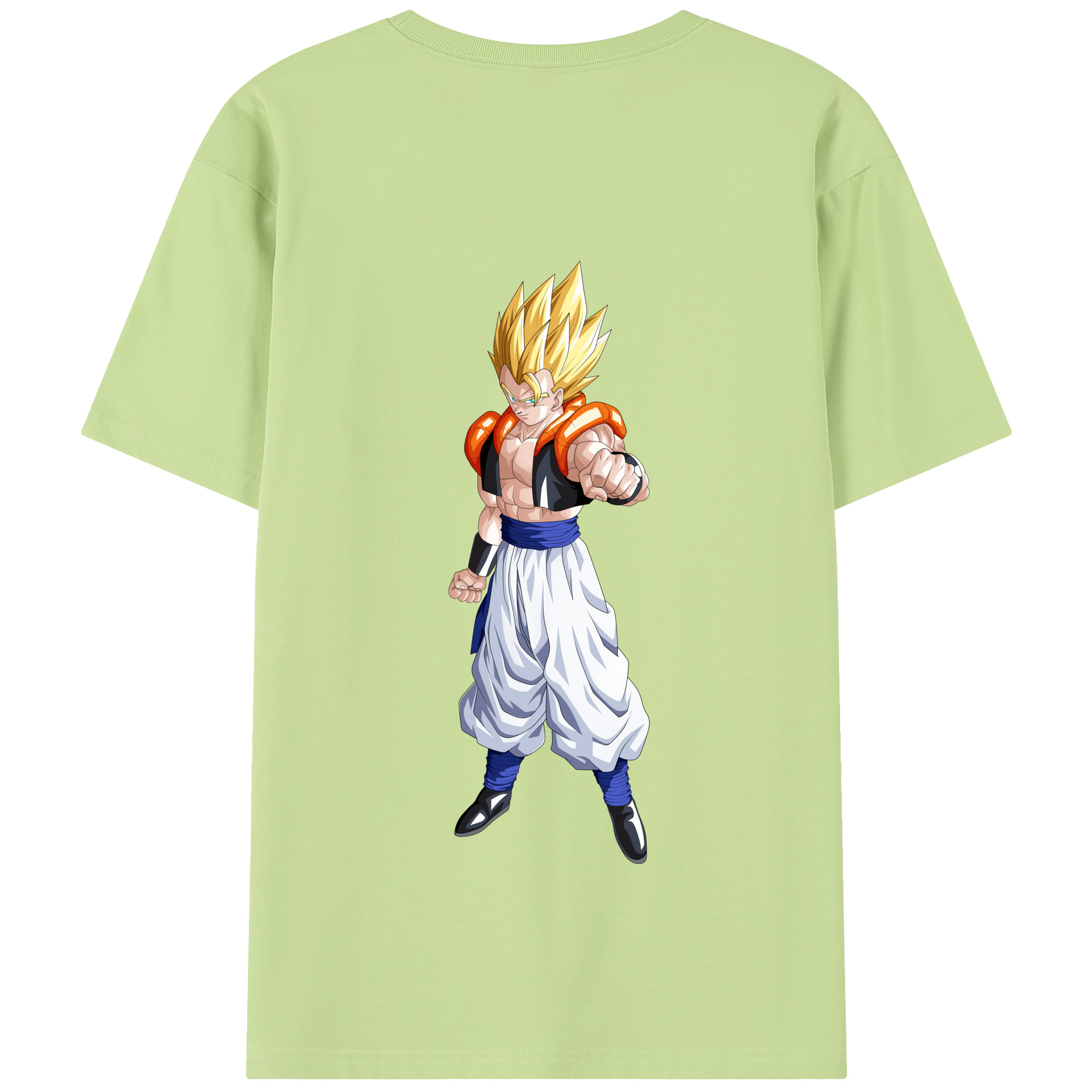（画像用） ドラゴンボール ベジータ四世（Bejīta Yonsei）DRAGON BALL Vegeta IV 綿100％半袖Tシャツ（背面プリント）